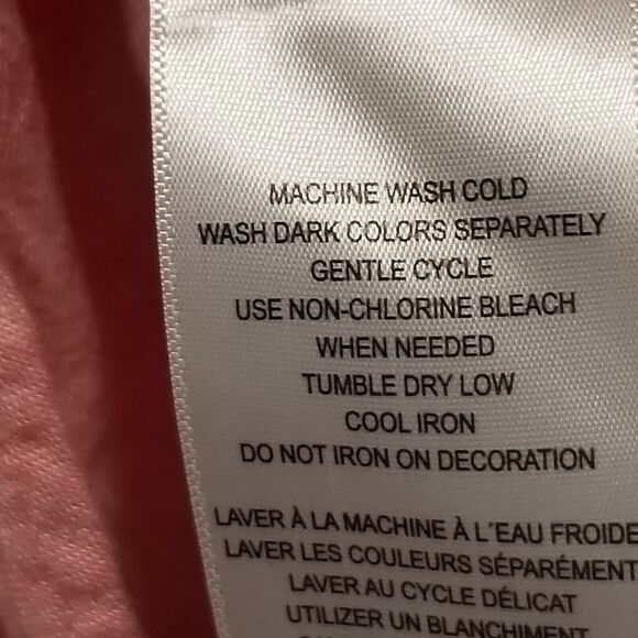 Ben Sherman Mens Small Linen Blend Shirt Long Sleeve Button Down Woven Pink - Picture 8 of 10